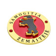 Fridge Magnet Samogitia with Spinning Bear